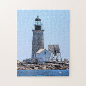 Halfway Rock Lighthouse, Maine Jigzaag Puzzle Legpuzzel (Verticaal)