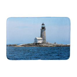 Halfway Rock Lighthouse, Maine Large Bath Mat
