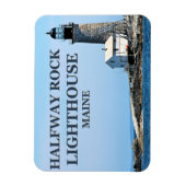 Halfway Rock Lighthouse, Maine Photo Magnet Magneet (Verticaal)