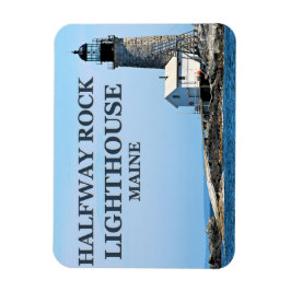 Halfway Rock Lighthouse, Maine Photo Magnet Magneet