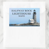 Halfway Rock Lighthouse, Maine Stickers (Tas)