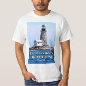 Halfway Rock Lighthouse, Maine T-Shirt (Voorkant)