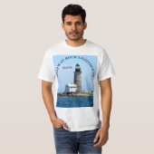 Halfway Rock Lighthouse, Maine T-Shirt (Voorkant volledig)