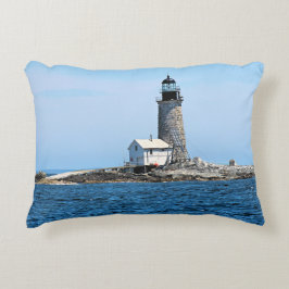 Halfway Rock vuurtoren, Maine Accent Pillow Kussen