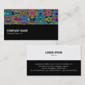 Halfweg 0107 - Fractal Abstract 191111a Visitekaartje (Voorkant / Achterkant)