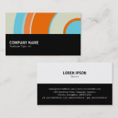 Halfweg 0114 - Colorful Circle 03 Visitekaartje (Voorkant / Achterkant)