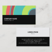 Halfweg 0114 - Colorful Circle 04 Visitekaartje (Voorkant / Achterkant)