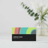 Halfweg 0114 - Colorful Circle 04 Visitekaartje (Staand voorkant)