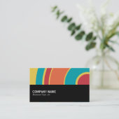 Halfweg 0118 - Kleurrijke Cirkel 05 Visitekaartje (Staand voorkant)