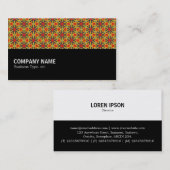 Halfweg 0124 - Geometrisch patroon 02 Visitekaartje (Voorkant / Achterkant)