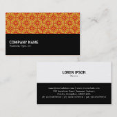 Halfweg 0129 - Geometrisch patroon 07 Visitekaartje (Voorkant / Achterkant)