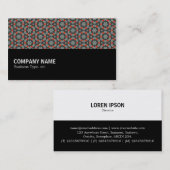 Halfweg 0132 - Geometrisch patroon 010 Visitekaartje (Voorkant / Achterkant)