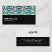 Halfweg 0141 - Geometrisch patroon 019 Visitekaartje (Voorkant / Achterkant)