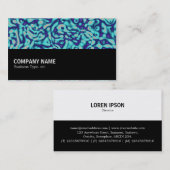 Halfweg 01 - Gemarmerd Visitekaartje (Voorkant / Achterkant)