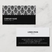 Halfweg 052 - Damaspatroon Visitekaartje (Voorkant / Achterkant)