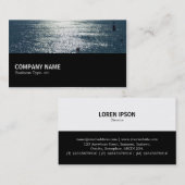 Halfweg 07 - Zon op het Water Visitekaartje (Voorkant / Achterkant)