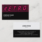 Halfweg 094 - Retro is Darkroom Visitekaartje (Voorkant / Achterkant)