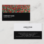 Halfweg 097 - Rode Tulpen en primrozen Visitekaartje (Voorkant / Achterkant)