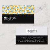 Halfweg - Hexagon Pattern 03 Visitekaartje (Voorkant / Achterkant)