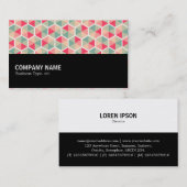 Halfweg - Hexagon Pattern 04 Visitekaartje (Voorkant / Achterkant)