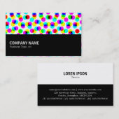 Halfweg - Kleur Halftone Patroon Visitekaartje (Voorkant / Achterkant)