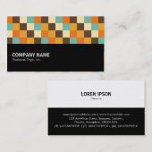 Halfweg - Kleurenvierkantjes 05 Visitekaartje (Voorkant / Achterkant)