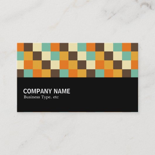 Halfweg - Kleurenvierkantjes 05 Visitekaartje (Voorkant)