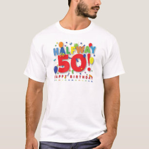 Halfweg naar 50! t-shirt