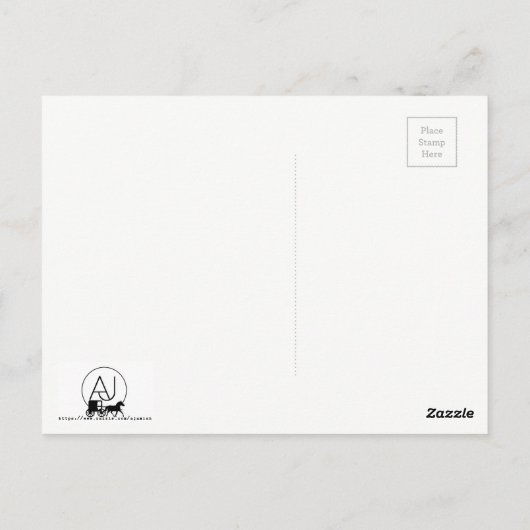 Halfweg naar de hemel - briefkaart (Achterkant)