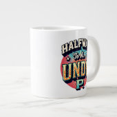 Halfweg naar een Hundo - 50e verjaardag Grote Koffiekop (Voorkant rechts)