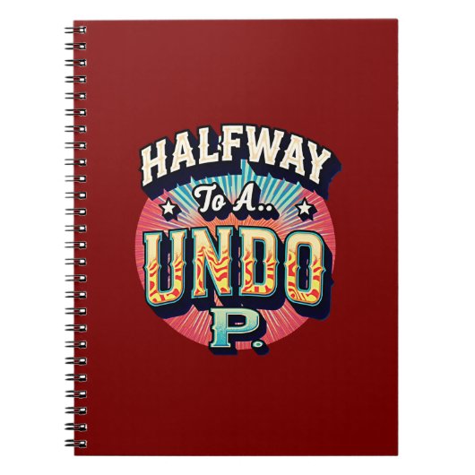 Halfweg naar een Hundo - 50e verjaardag Notitieboek (Voorkant)