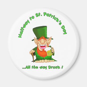 Halfweg naar St Patrick's Day Magneet