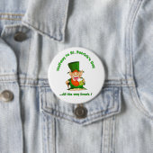 Halfweg naar St Patrick's Day Ronde Button 7,6 Cm (In situ)