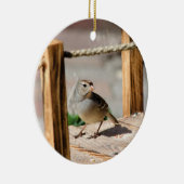 Halfweg over de brug keramisch ornament (Rechts)