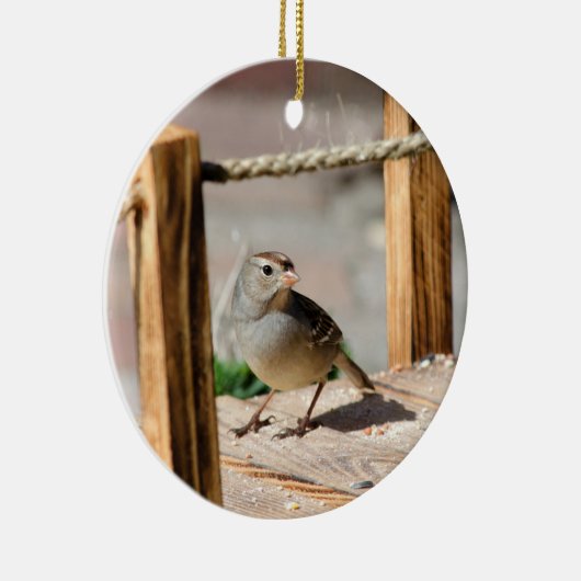 Halfweg over de brug keramisch ornament (Rechts)