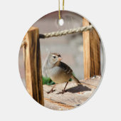 Halfweg over de brug keramisch ornament (Links)