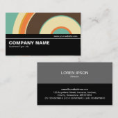 Halfweg V2 019 - Colorful Circle 02 Visitekaartje (Voorkant / Achterkant)