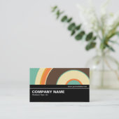 Halfweg V2 019 - Colorful Circle 02 Visitekaartje (Staand voorkant)