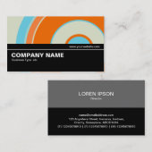 Halfweg V2 020 - Colorful Circle 03 Visitekaartje (Voorkant / Achterkant)