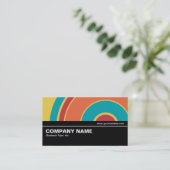 Halfweg V2 022 - Colorful Circle 05 Visitekaartje (Staand voorkant)