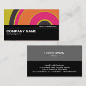 Halfweg V2 023 - Colorful Circle 06 Visitekaartje (Voorkant / Achterkant)