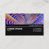 Halfweg V3 011 - Fractal Abstract 061012d Visitekaartje (Achterkant)