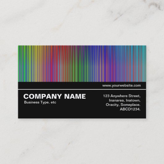 Halfweg V3 01 - Regenbooggordijn Visitekaartje (Voorkant)