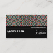Halfweg V3 024 - Geometrisch patroon 010 Visitekaartje (Achterkant)