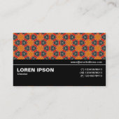 Halfweg V3 027 - Geometrisch patroon 013 Visitekaartje (Achterkant)