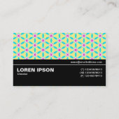 Halfweg V3 032 - Geometrisch patroon 018 Visitekaartje (Achterkant)