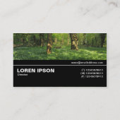Halfweg V3 038 - Lente in de Bossen Visitekaartje (Achterkant)