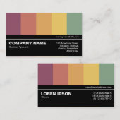 Halfweg V3 04 - Kleurenbars Visitekaartje (Voorkant / Achterkant)