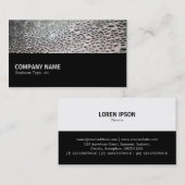 Halfweg - Waterdruppels op glas 02 Visitekaartje (Voorkant / Achterkant)