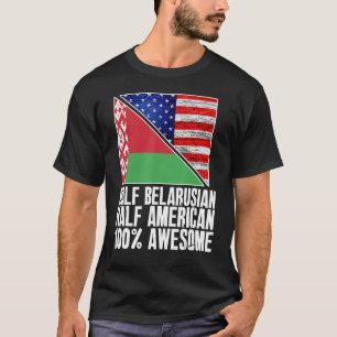 HalfWit-Russisch half-Amerikaans Amerikaans Amerik T-shirt
